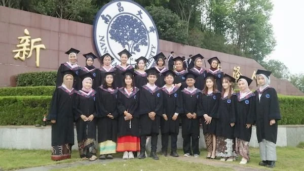 20 Mahasiswa Unhas Wisuda Joint Degree di Nanchang University Tiongkok. Dok. Ist