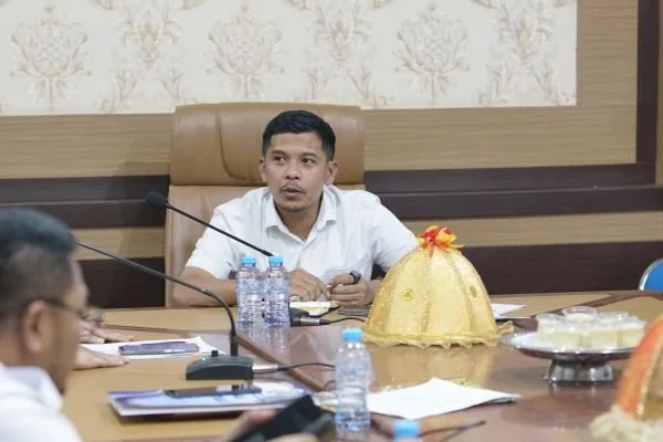 Wakil Bupati Jeneponto, Islam Iskandar saat melakukan audiens bersama KPA Sulsel. Dok. Ist