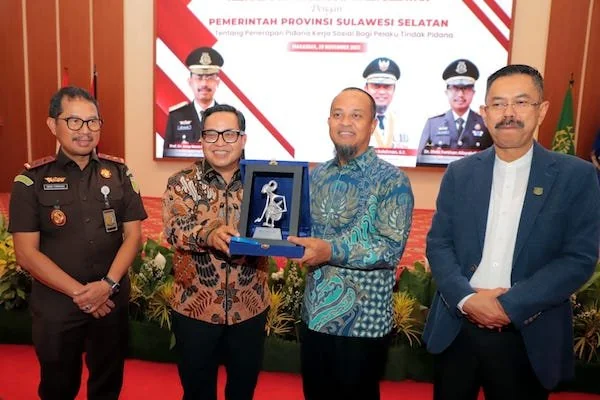 Kejagung, Pemprov Sulsel dan Jamkrindo berkolaborasi beri dukungan pelaksanaan pidana kerja sosial (Dok: Ist)