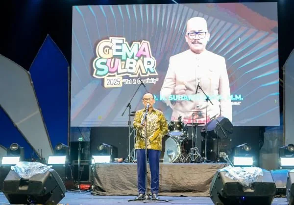 Gubernur Sulbar, Suhardi Duka saat membuka Gema Sulbar (Dok : Ist).