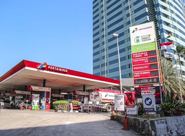 Salah satu SPBU milik Pertamina (Dok : Ist).