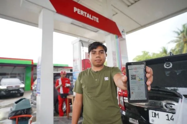 BBM subsidi tepat dengan menggunakan QR Code untuk wilayah Sulawesi (Dok : Ist).