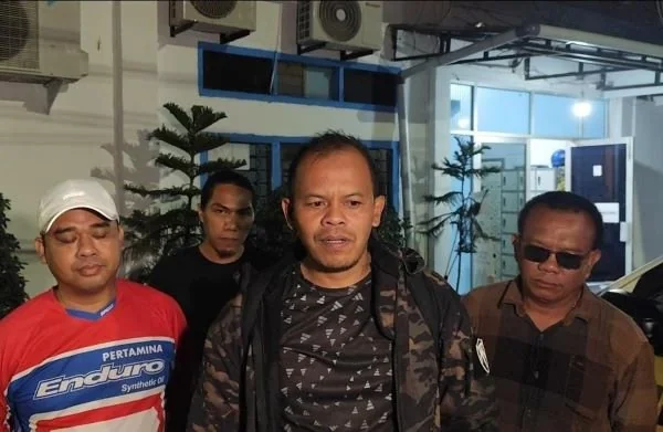 Kanit Jatanras Polrestabes Makassar AKP Hamka di TKP. (Dok: Ist)