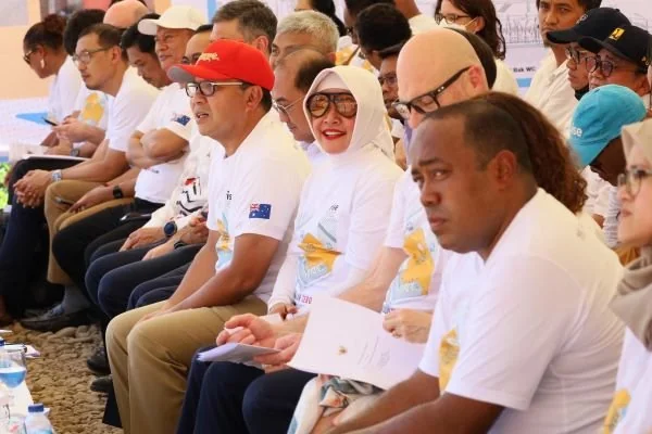 Ketua TP PKK Kota Makassar, Indira Yusuf Ismail turut hadir dalam peresmian RISE di Kampung Bonelengga, Kelurahan Bulurokeng, Kecamatan Biringkanaya, Kota Makassar (Dok : ist).