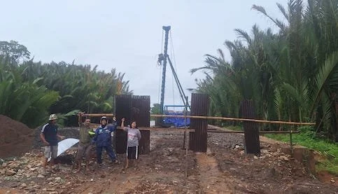 Suasana Lahan Proyek Sungai Tallo (Dok: Ist).
