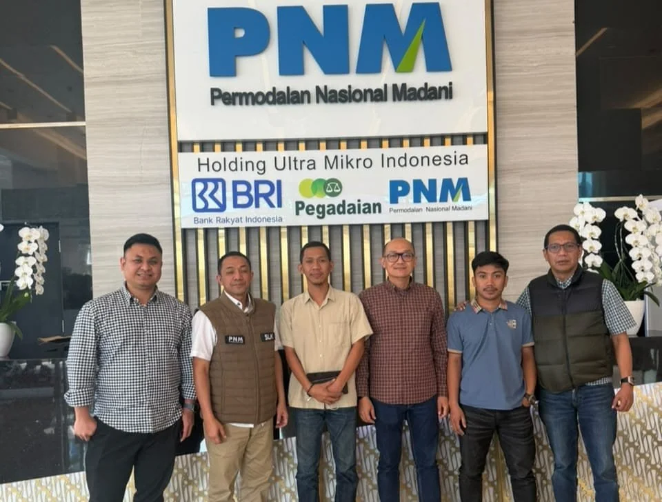 HMI Badko Sulawesi Barat saat menemui manajemen PT PNM di Jakarta (Dok: Ist)