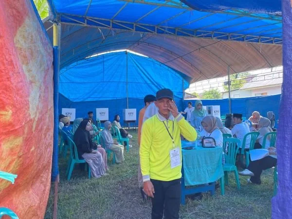 TPS 02 Desa Lampenai Kecamatan Wotu, Luwu Timur (Dok : Dini KabarMakassar).