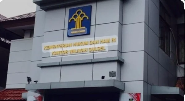 Kantor Kemenkumham Sulawesi Selatan di Makassar.