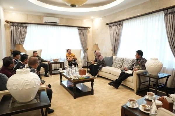 Wali Kota Makassar, Munafri Arifuddin, saat menerima audiensi BPS Kota Makassar, (Dok: Ist).