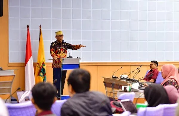 Pj Gubernur Sulsel, Prof Zudan Arif Fakrulloh pada Workshop Konsultatif UNESCO Metodologi Penilaian Kesiapan AI di Indonesia (Dok: Ist)
