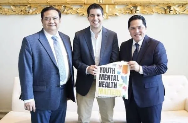 Menpora RI Erick Thohir melakukan kunjungan ke Markas Besar PBB di New York, Amerika Serikat, didampingi Umar Hadi, Duta Besar/Wakil Tetap Republik Indonesia untuk PBB (Dok: Ist).