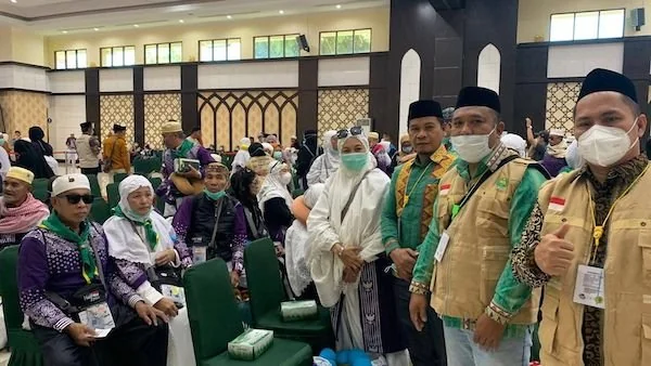 Kloter 35 Embarkasi Makassar asal Sultra. Dok. Ist