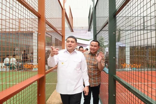 Wali Kota Makassar Munafri Arifuddin di Peresmian Rebound Padel Jalan Karunrung, (Dok: Ist).