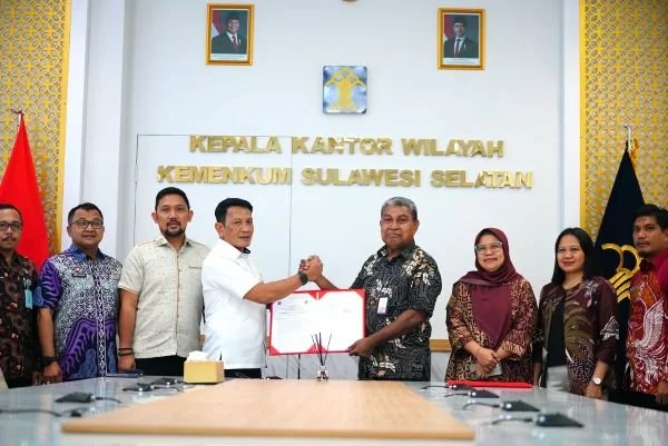 Kanwil Kemenkum dan Kemenham Sulsel Perkuat Sinergi Dalam pemanfaatan BMN untuk optimalisasi layanan publik (Dok : Ist).