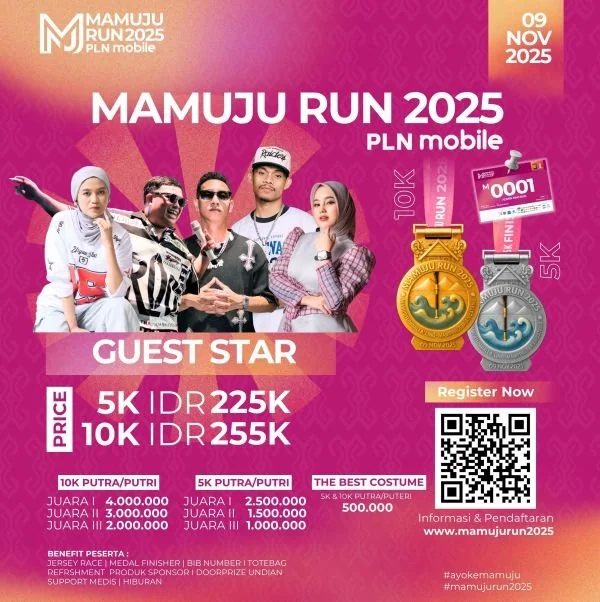 Flayer kegiatan Mamuju Run 2025. Dok. Ist