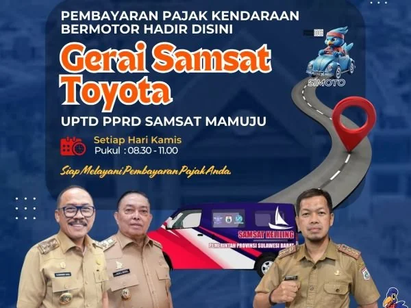 BPKPD Sulbar Hadirkan Gerai Samsat (Dok : Ist).