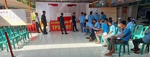 Warga binaan di Lapas kelas llB Takalar turut menggunakan hak suara di TPS 901