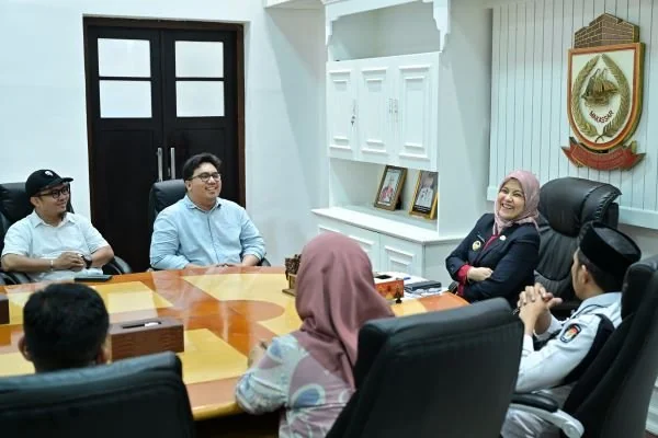 Audiensi KPU Makassar dan Wakil Wali Kota Makassar Aliyah Mustika Ilham, (Dok: Ist).