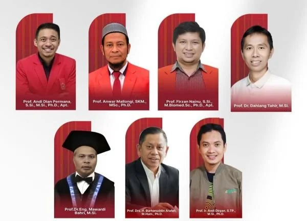 Tujuh dosen Unhas masuk Ilmuwan Paling Berpengaruh Dunia (Dok : Ist).
