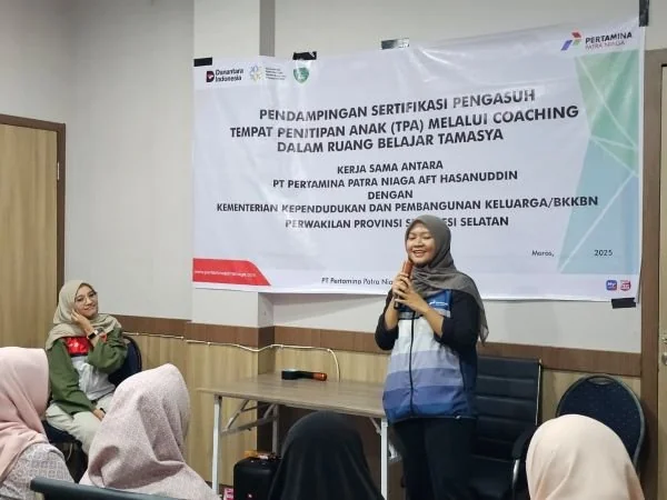Pertamina Patra Niaga Sulawesi Dukung Penguatan Kompetensi Pengasuh Anak melalui Program TAMASYA. (Dok: Ist)