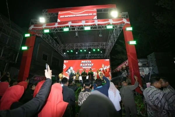 Wali Kota Makassar, Munafri Arifuddin saat Pesta Rakyat di Bontoala (Dok: Ist)
