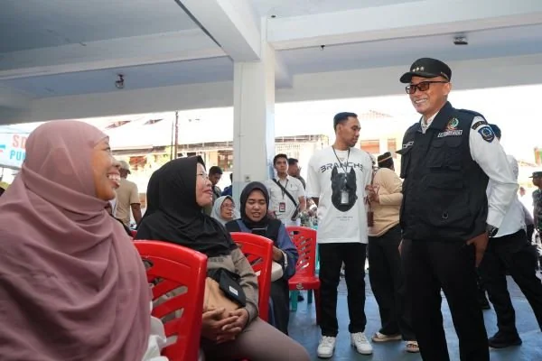 Pj Gubernur Sulsel, Prof Zudan Arif Fakrulloh saat meninjau Pilkada serentak (Dok: Ist).