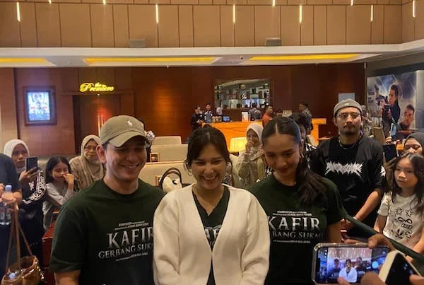 Pemeran film Kafir: Gerbang Sukma di Kota Makassar (Dok: Nofi KabarMakassar)