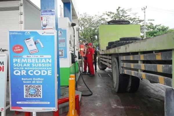 Penggunaan QR Code MyPertamina (Dok : Ist).