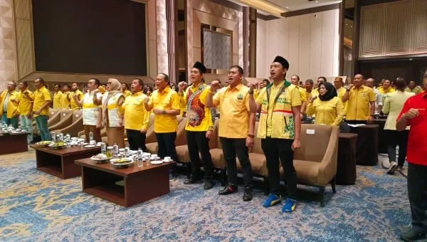 Konsolidasi Fraksi Partai Golkar se Sulsel (Dok: KabarMakassar).