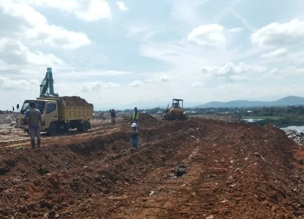 Suasana Penataan TPA Antang (Dok: Ist).