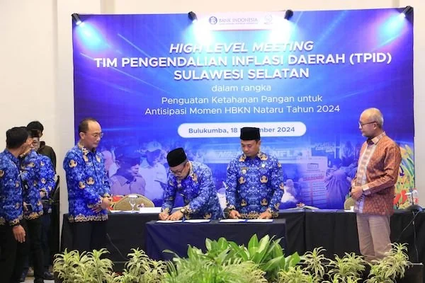 Hight Level Meeting (HLM) Pemprov Sulsel Bersama Bank Indonesia (Foto : IST).