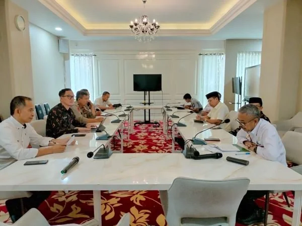 Rapat persiapan dengan Biro Kesra pada 3 April lalu.