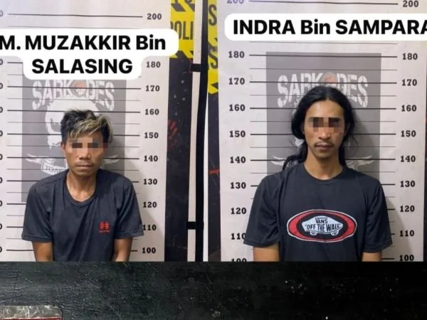 Pelaku saat diamankan Tim Sat Resnarkoba Polres Bantaeng dalam sebuah operasi senyap (Dok : Ist).