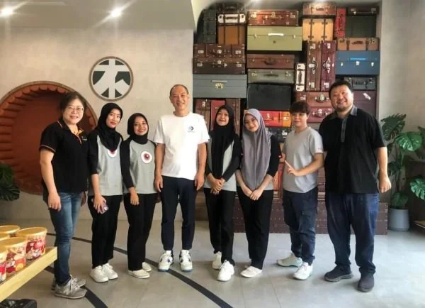 Mahasiswa Poltekbos saat di Taiwan (Dok : ist).