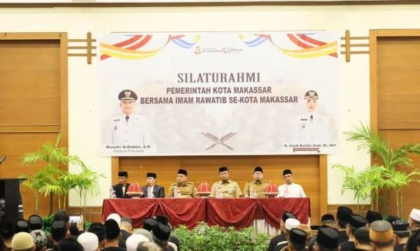Silaturahmi Pemerintah Kota Makassar bersama Imam Rawatib se-Kota Makassar (Dok: KabarMakassar).