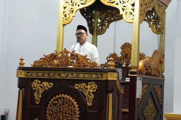 Gubernur Sulbar Suhardi Duka saat Safari Ramadhan di Mamasa (dok:Ist)