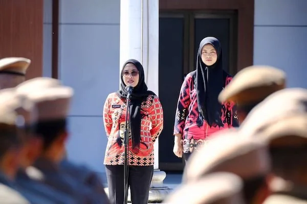 Apel Besar Satpol PP Kabupaten Gowa, (Dok: Ist).