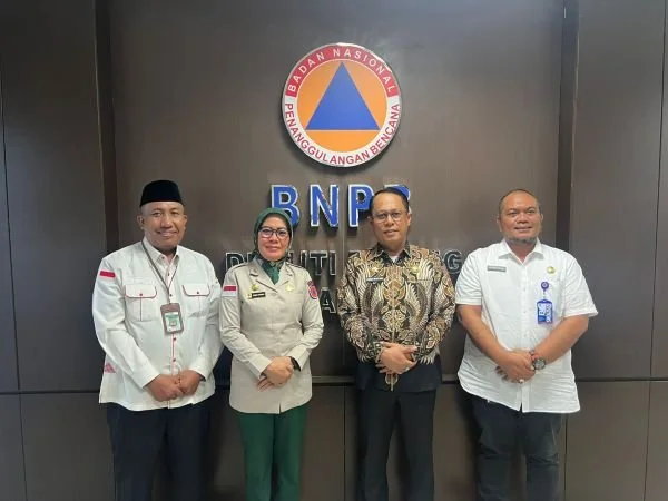 Pertemuan BPBD Sulbar dan BNPB di Jakarta Timur. Dok. Ist