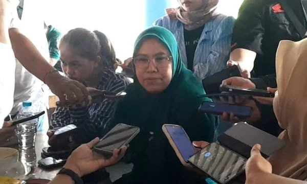 Kepala SMP Islam Athirah Bukit Baruga, Suryana (Dok: Nofi KabarMakassar)
