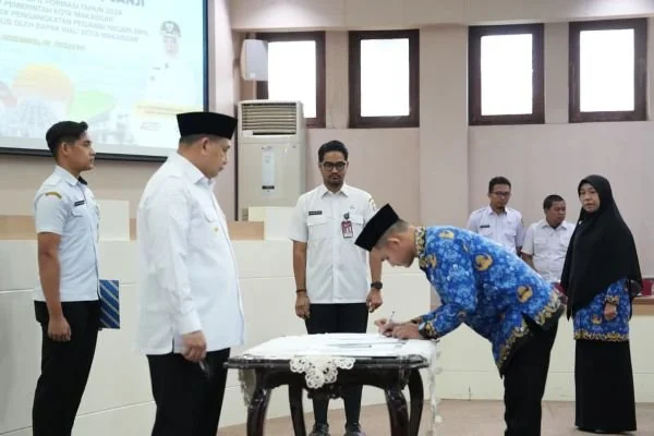 Pelantikan 167 PNS Pemkot Makassar (Dok: Ist).