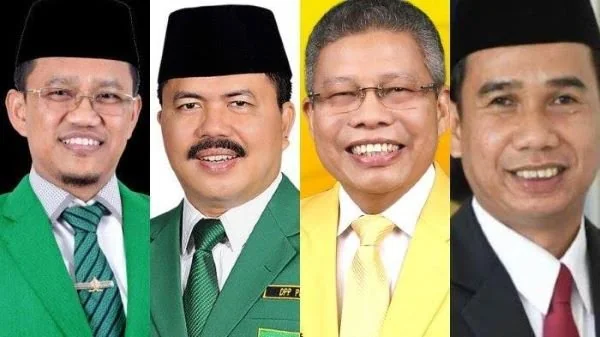 Foto mulai dari kiri Amir Uskara, Muh Aras, Taufan Pawe dan Rudianto Lallo. (Foto : ist).