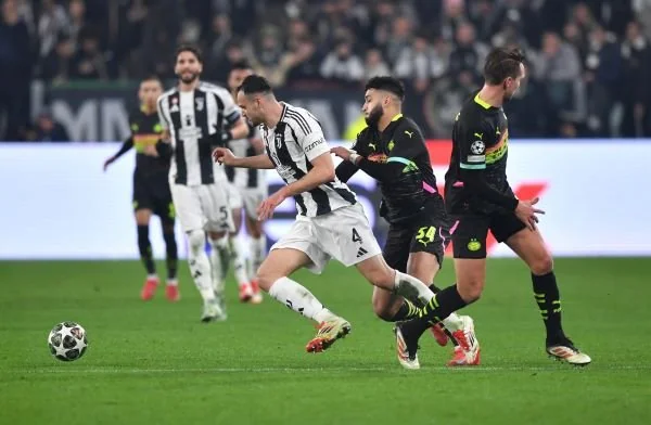 Juventus meraih kemenangan tipis 2-1 atas PSV Eindhoven (Dok : Int).