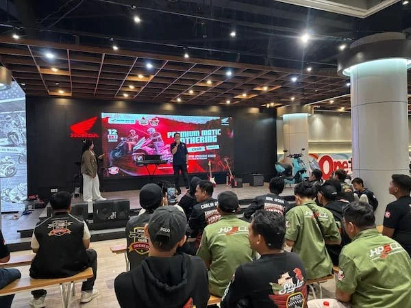 Kopi darat digelar Astra Motor Sulawesi Selatan bersama Komunitas PCX dan Stylo (Dok: Ist)