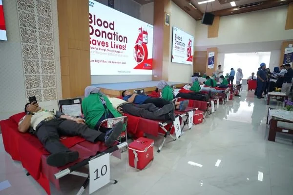 Pertamina Sulawesi Ajak Pekerja dan Mitra Berbagi Kehidupan Lewat Donor Darah. (Dok: Ist)