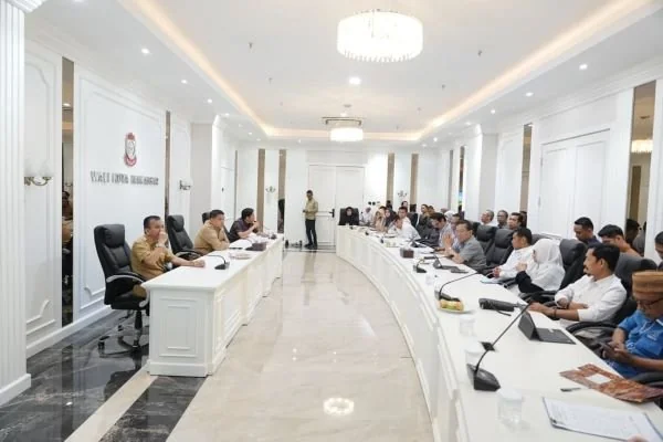 Rapat Koordinasi Antara Pemkot Makassar dan Pemerintah Provinsi Sulawesi Selatan melalui Dinas Bina Marga Sulsel (Dok: Ist).