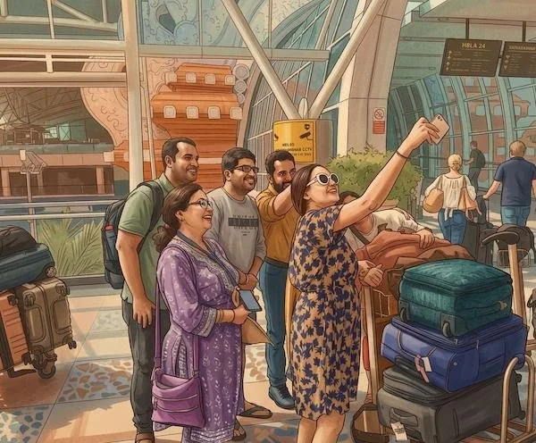 Ilustrasi Wisatawan Mancanegara (Dok: Ist).