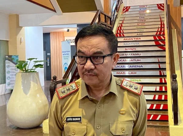 Sekretaris Provinsi Sulawesi Selatan Jufri Rahman di Kantor Gubernur Sulawesi Selatan (Dok: Nofi KabarMakassar)