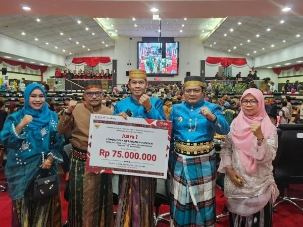 Pemkab Bantaeng raih Juara 1 Desa Ketahanan Pangan tepat di peringatan HUT Sulsel ke-355 (Dok : Ist).
