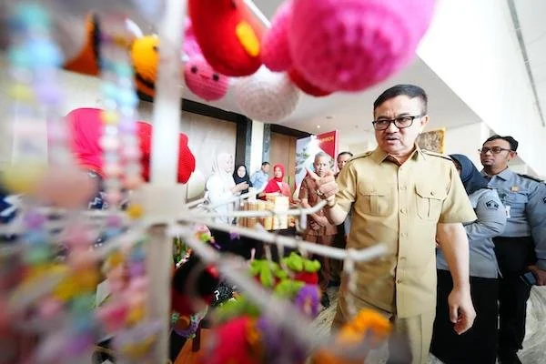 Sekprov Sulsel, Jufri Rahman di Kantor Wilayah Kementerian Hukum dan HAM Sulsel (Dok: Int)