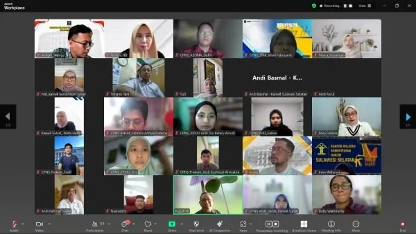 Sharing Knowledge Kanwil Kemenkum Sulsel (Dok : Ist).